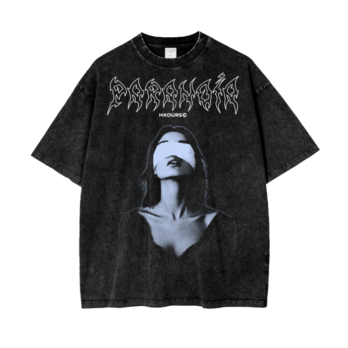 Paranoia - Oversize Acid Wash T-Shirt